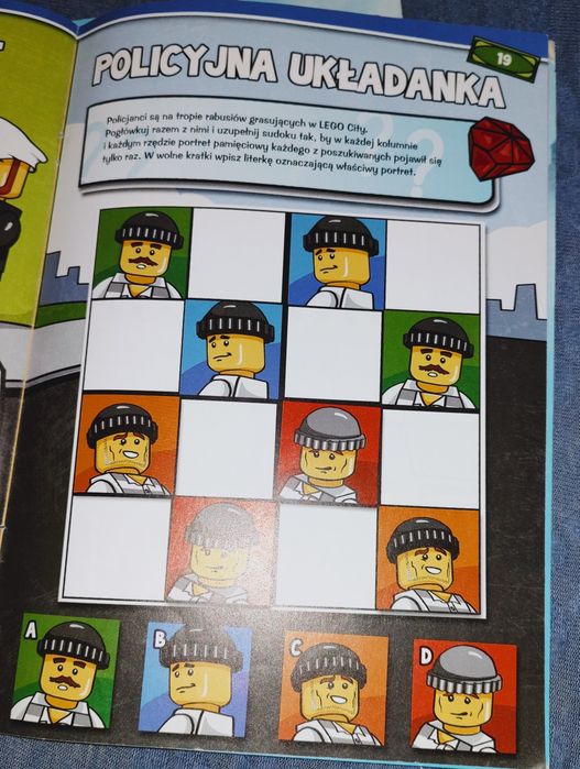 Czasopismo z serii lego city "Rabusie"