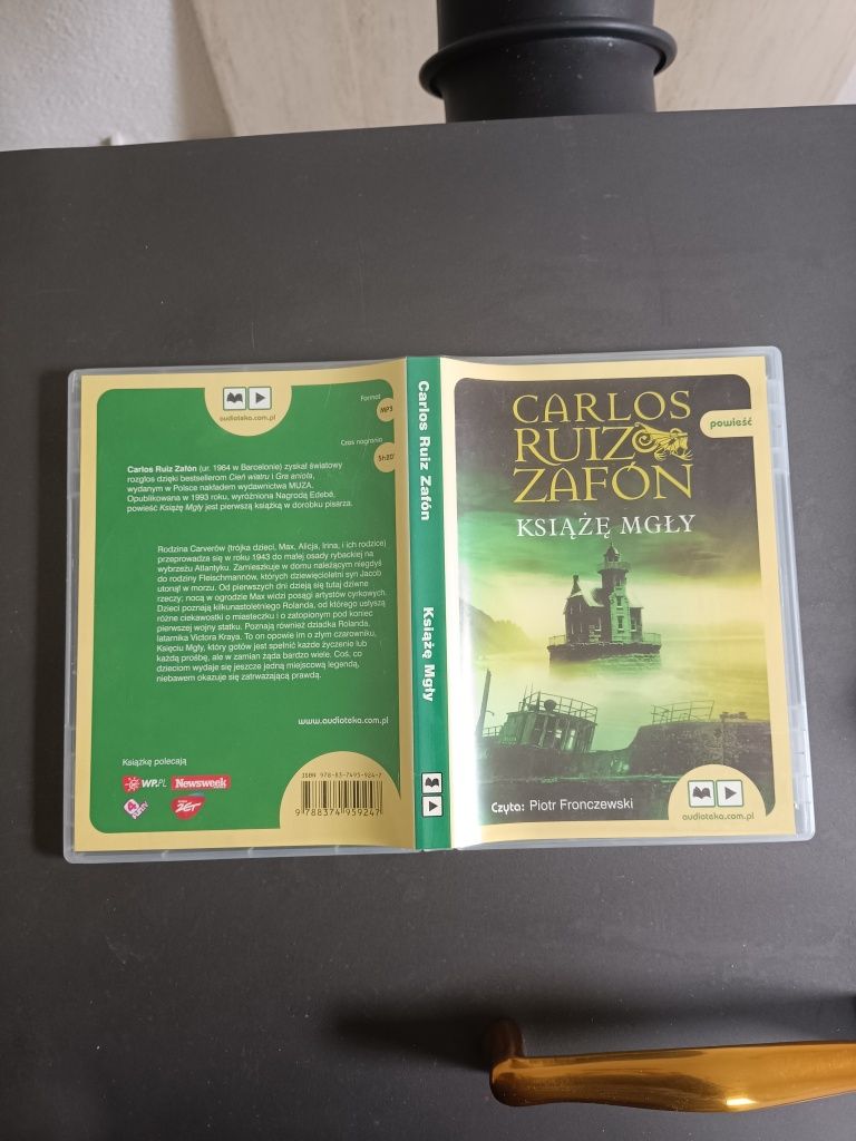 Książę mgły Carlos ruizzafon audiobook CD