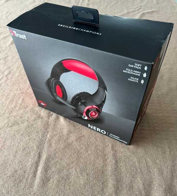 Trust- Headset GXT 313 Nero Illuminated Gaming