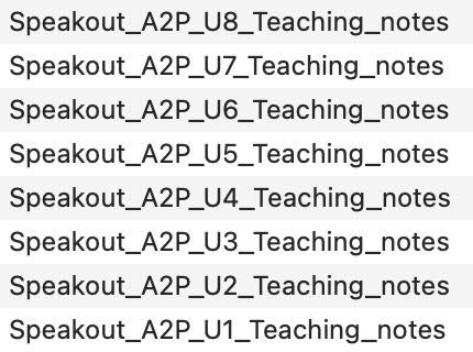 Speakout 3nd Edition - Mediation Bank. /Teachers Notes.