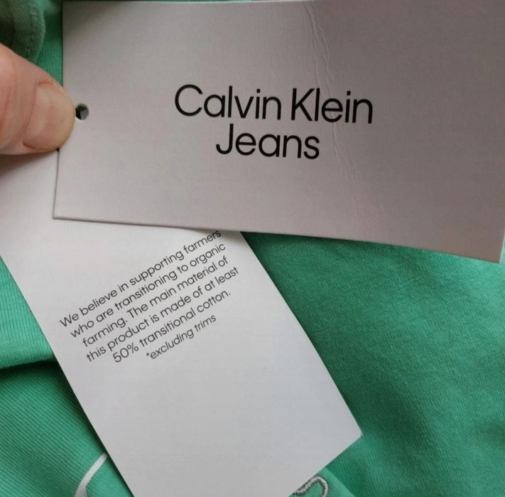 Monologo Tee unisex Koszulka, marki Calvin Klein Jeans, roz L