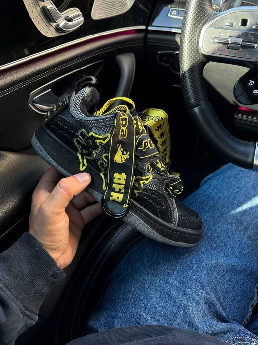 Кросівки Kappa Fatty Black/Yellow premium