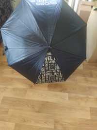 Фирменный большой черный зонт syoss