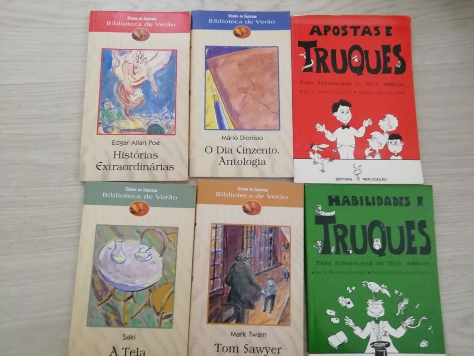 Vários livros de vários autores 1€ cada