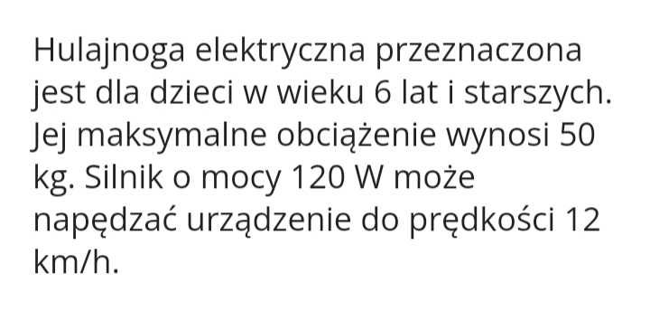 Elektryczna hulajnoga z siodelkiem