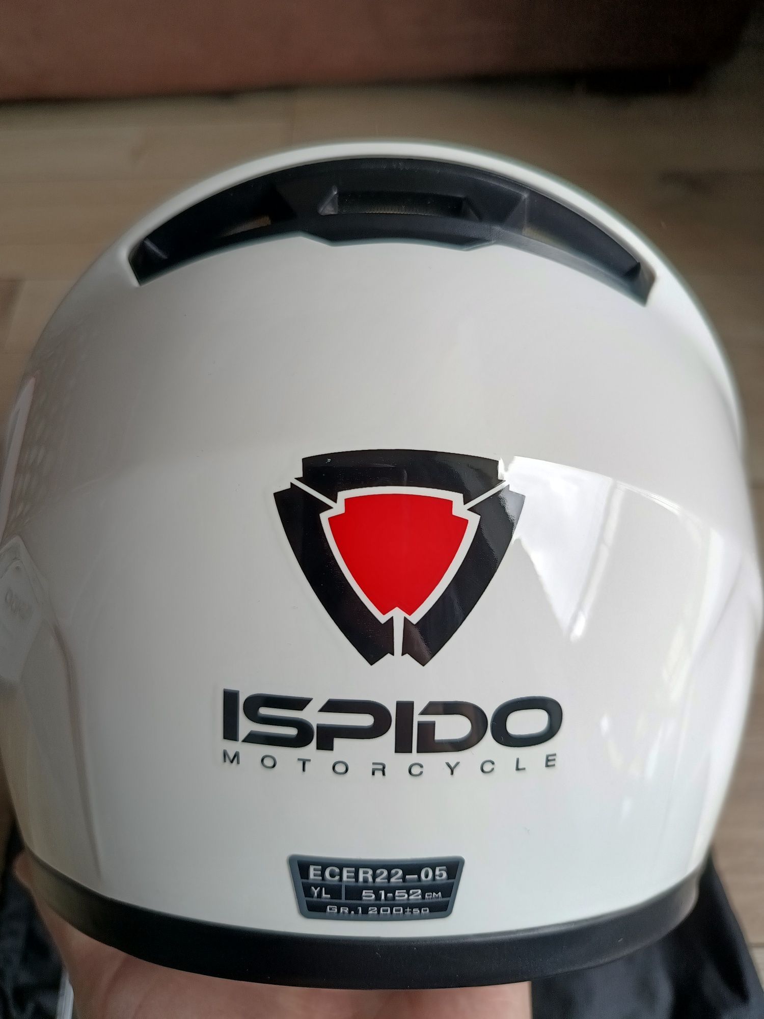 Kask motocyklowy dziecięcy Ispido L jak Nowy