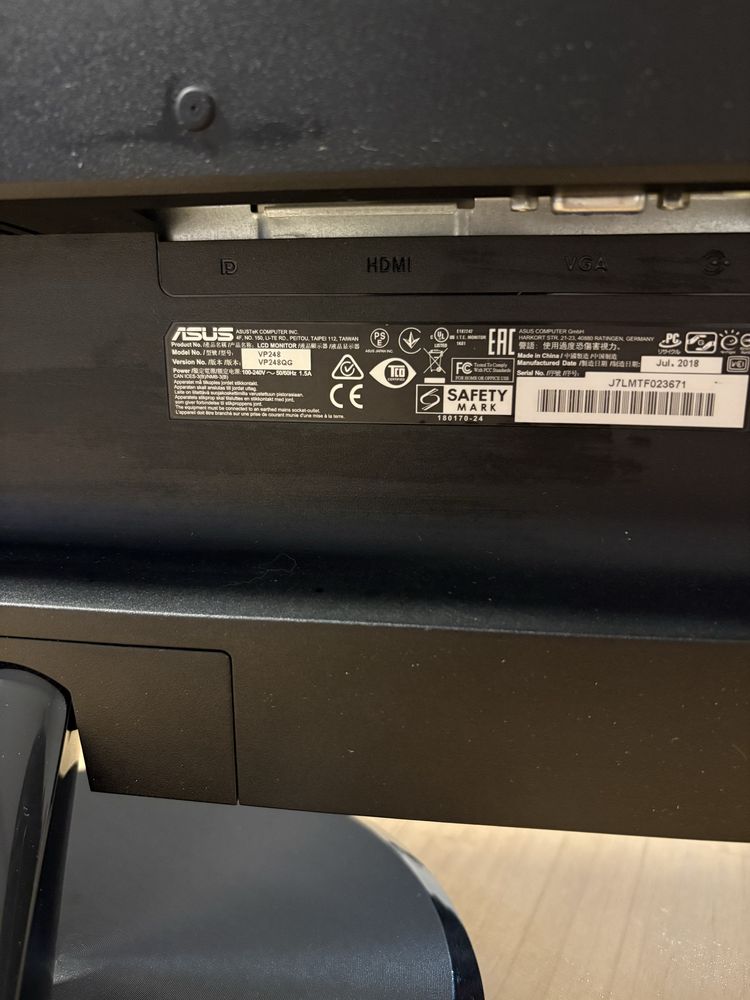 Monitor ASUS VP247HAE Otimo Estado