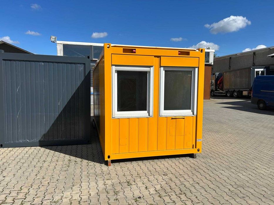 Kontener kontenery biurowe budowlane używane  CONTAINEX 6x2,40x2,60