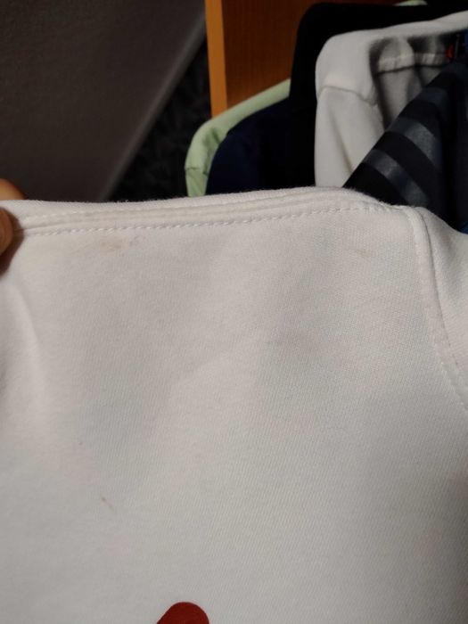 !Оригінал! Nike біла худі big red swoosh