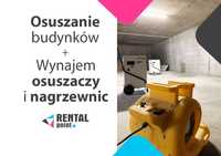 WYNAJEM Osuszaczy powietrza, Nagrzewnic, Osuszanie budynków