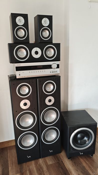 Zestaw amplituner Onkyo tx-sr307 i głośnik i VK 5.1