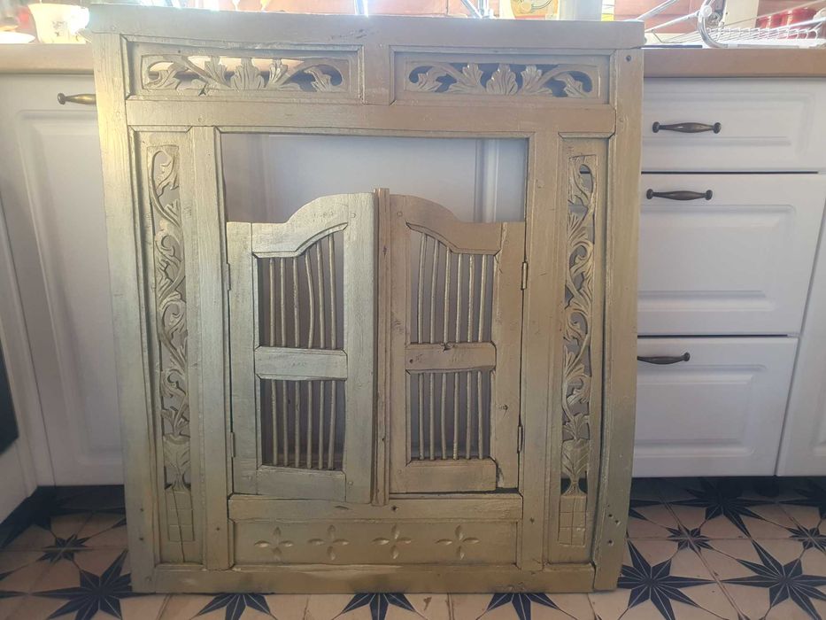 Rama drewniana lustro vintage shabby chic deko