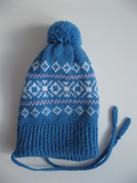 Czapka dziecięca gruba podwójna