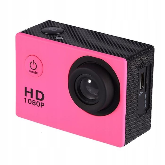 Kamera Sportowa 4K Uhd Wifi Vis Rejestrator Action (Różowa)