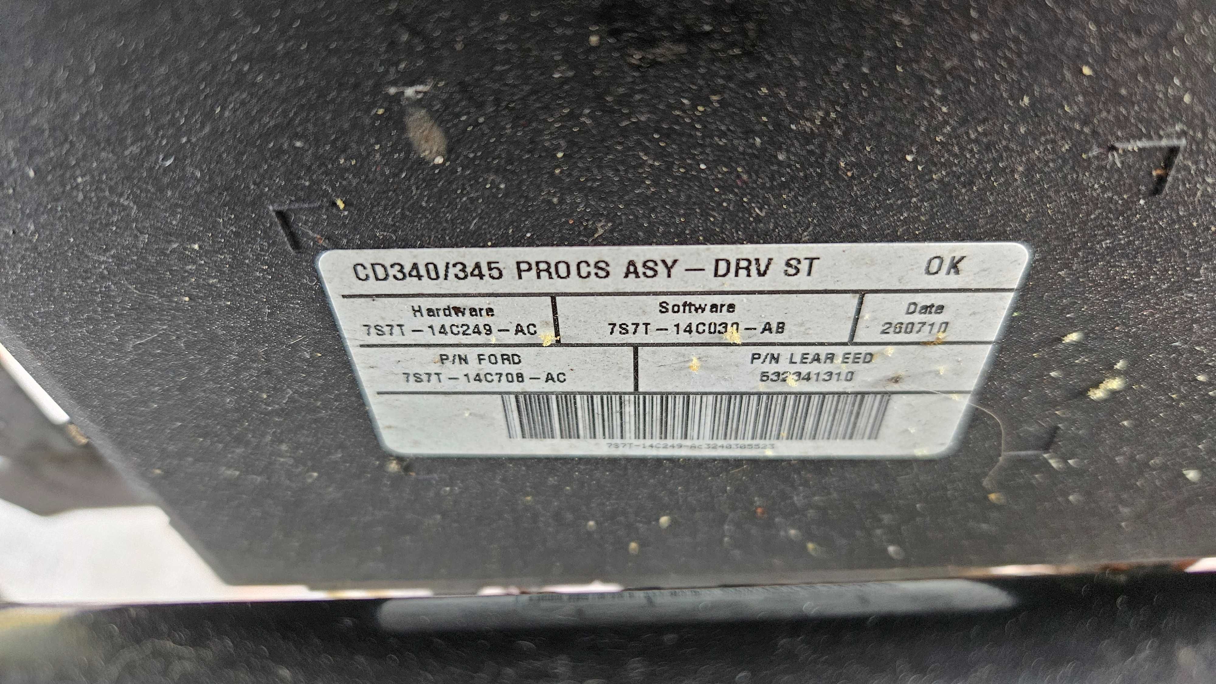 Fotele moduł pamięci elektryczne podgrzewane ford mondeo mk4