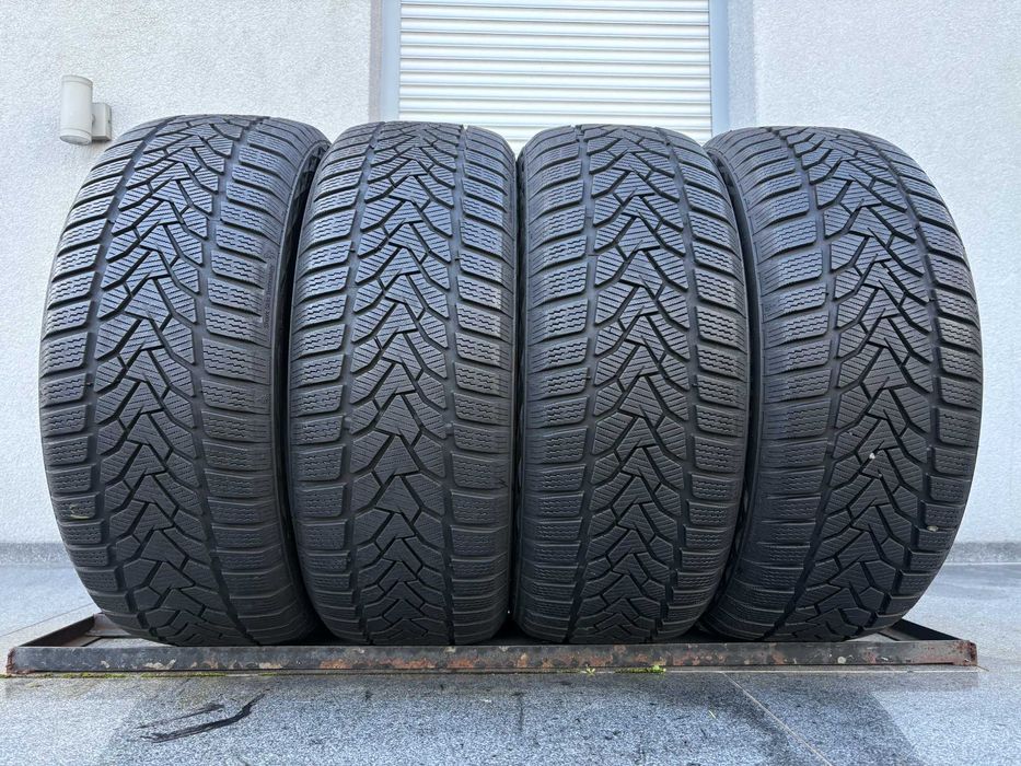 4szt zimowe 215/55R17 Uniroyal 7-5,7mm 2021r świetny stan! Z837 gwaran