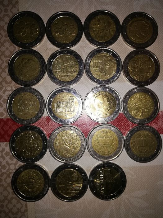 Vendo moedas de 2 € raras e comemorativas