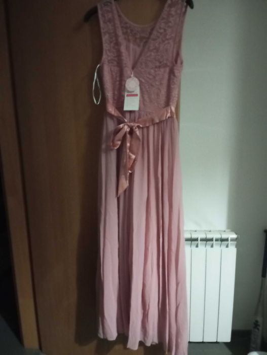 Vestido cerimónia tamanho L novo