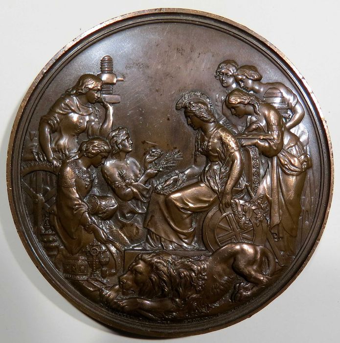MEDALHA UK * Londini Honoris Causa Exposição Int. de Londres de 1862.
