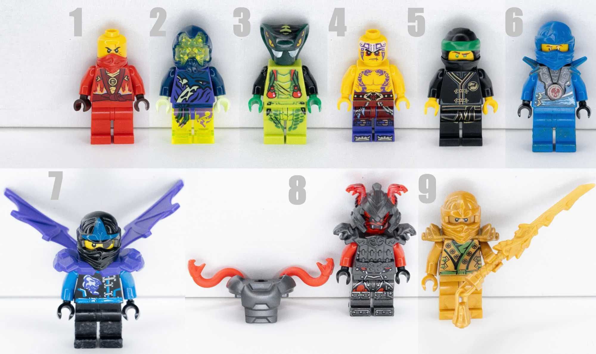 Zestaw minifigurek LEGO Ninjago 9 sztuk