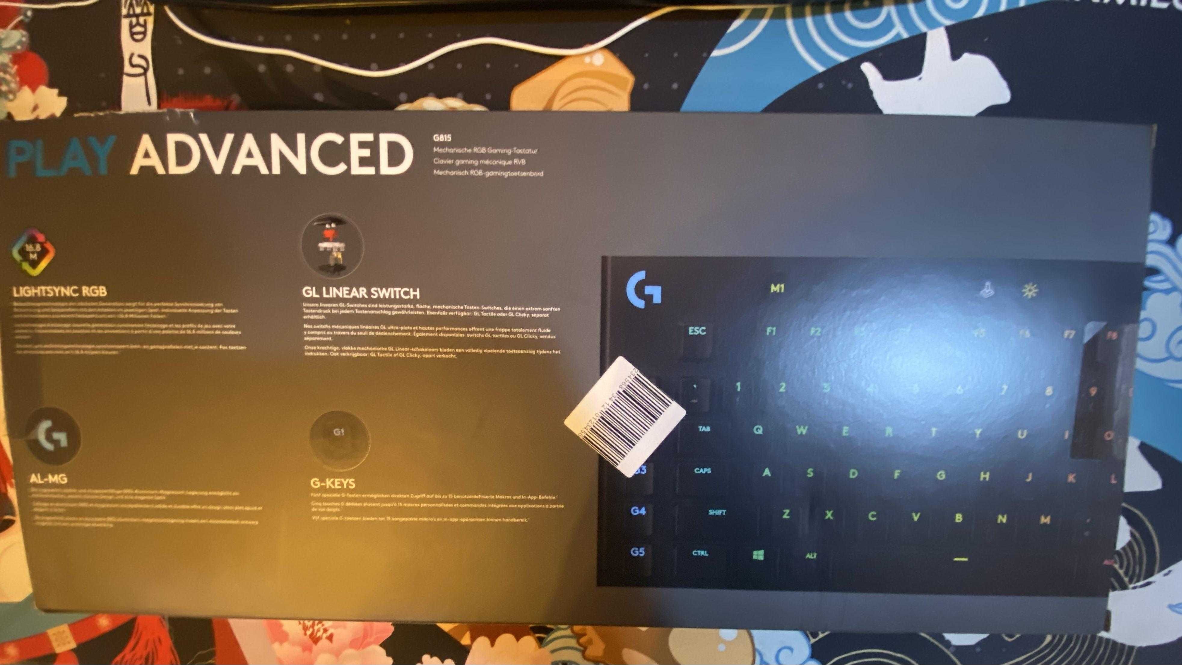 клавиатура Logitech G815 в идеальном состоянии
