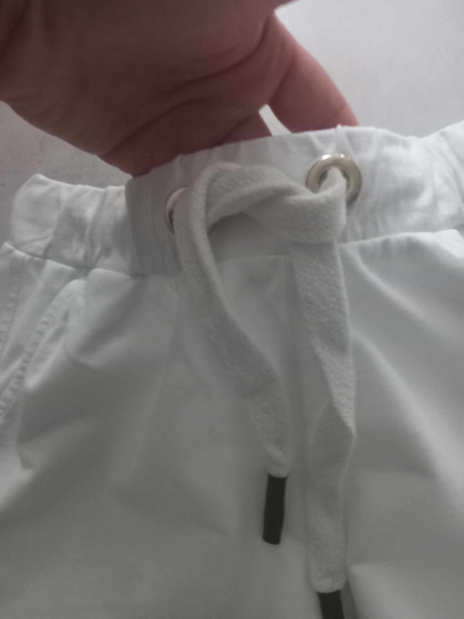 Spodnie dresowe damskie bawełniane białe rozmiar S-M