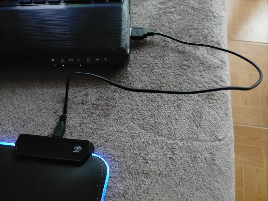 Tapete para mesa do computador c/ led