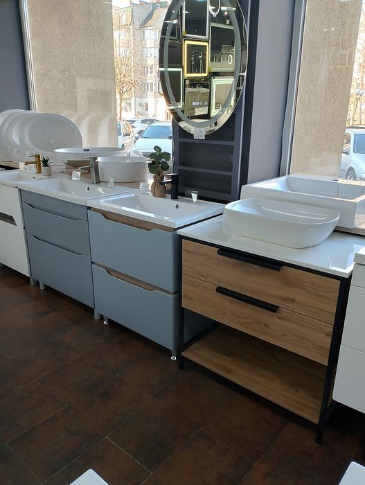 Тумби з раковинами для ванної кімнати