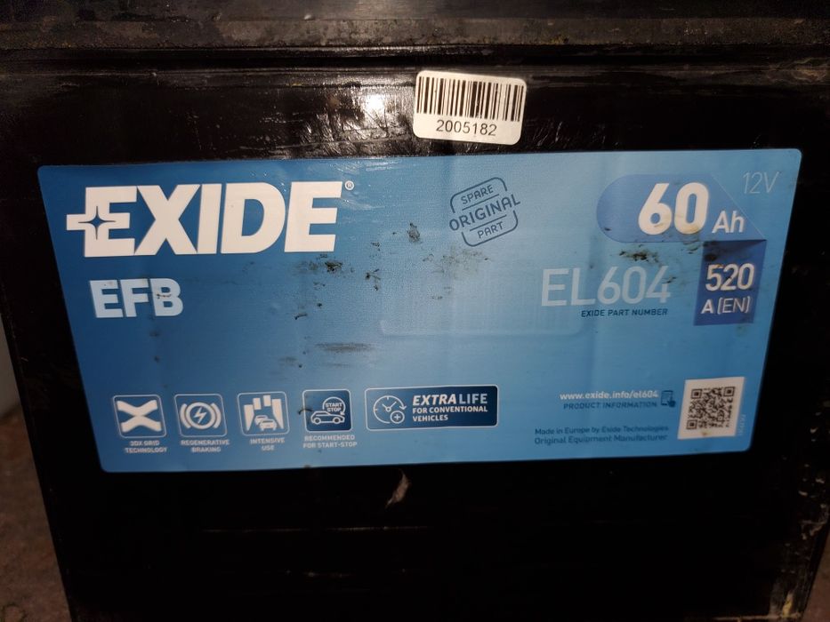 Акумулятор 60Ah (старт стоп) "азия"