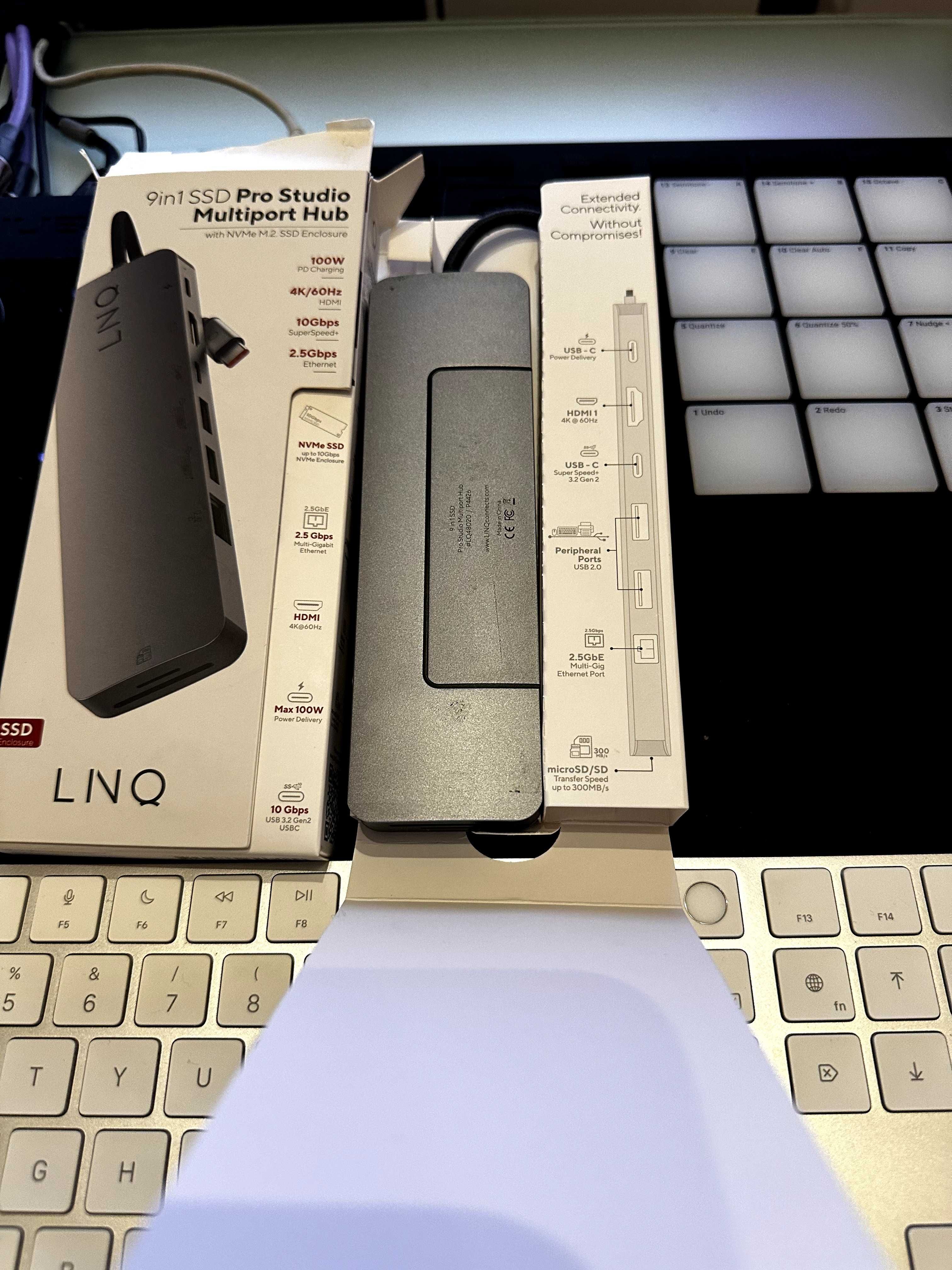 Docking Station 9 em 1 com SSD - LNQ