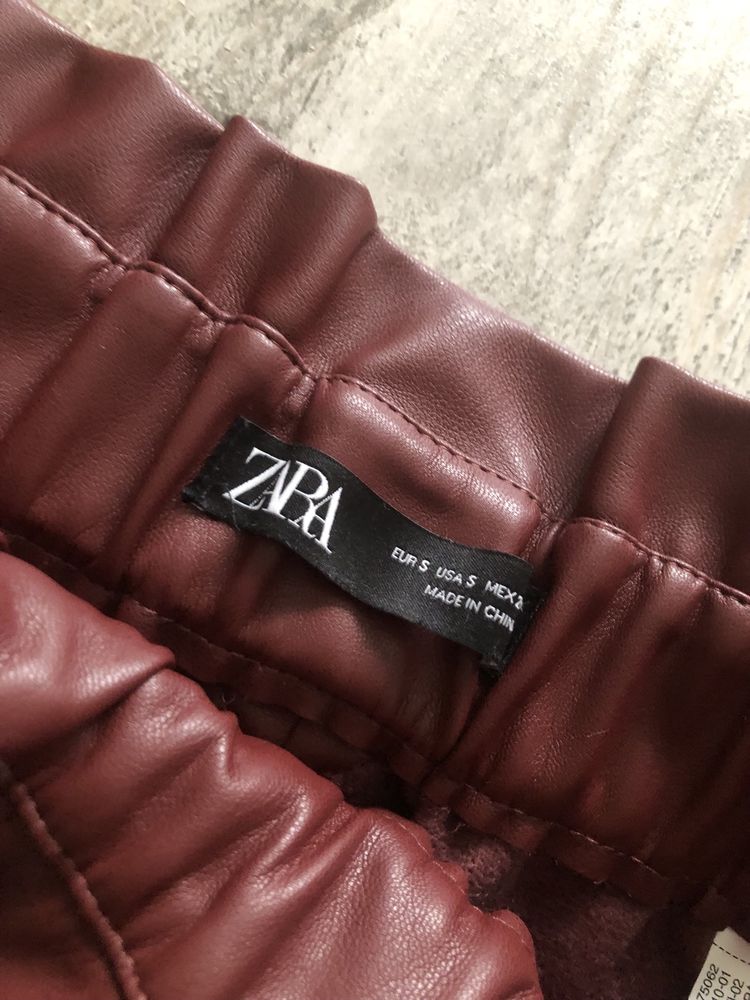 Юбка Zara, екошкіра