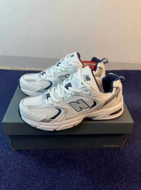 New Balance 530 White Silver Navy Eu 37