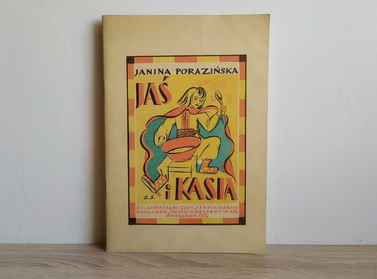 Książka Jaś i Kasia. J. Porazińska. PRL. Warszawa 1987