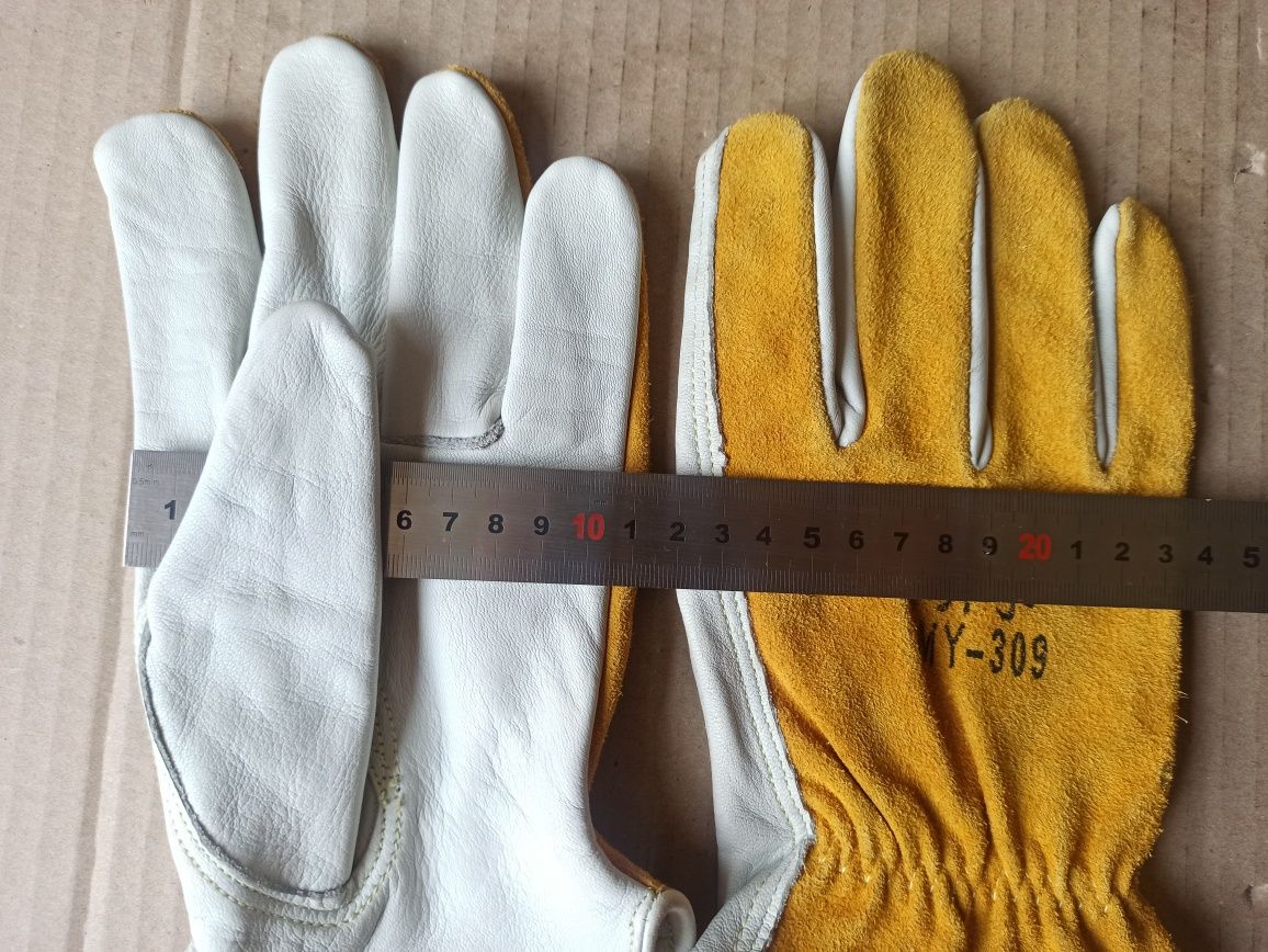 Шкіряні робочі перчатки кожаные