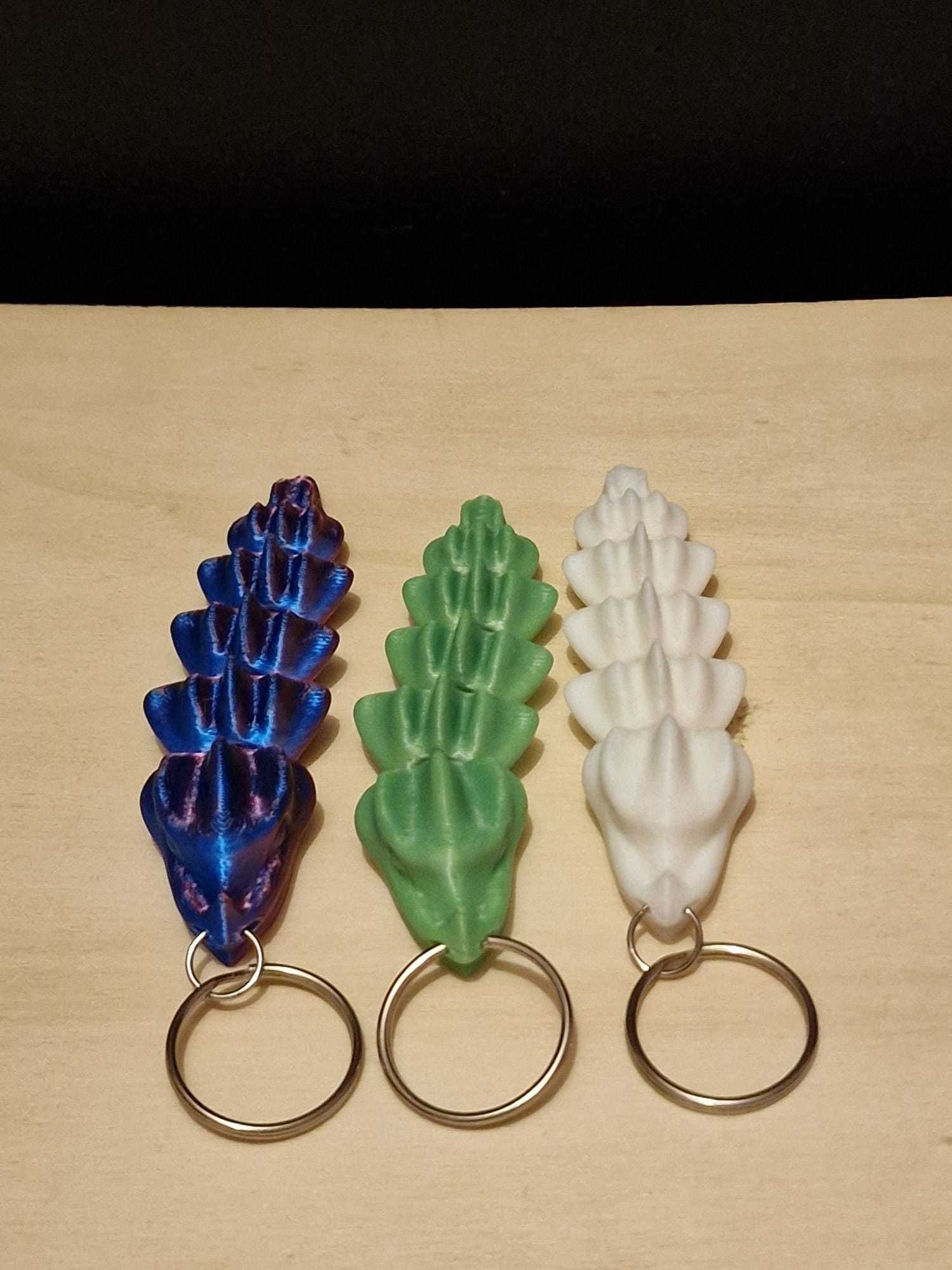 porta chaves drgão imprimido 3d