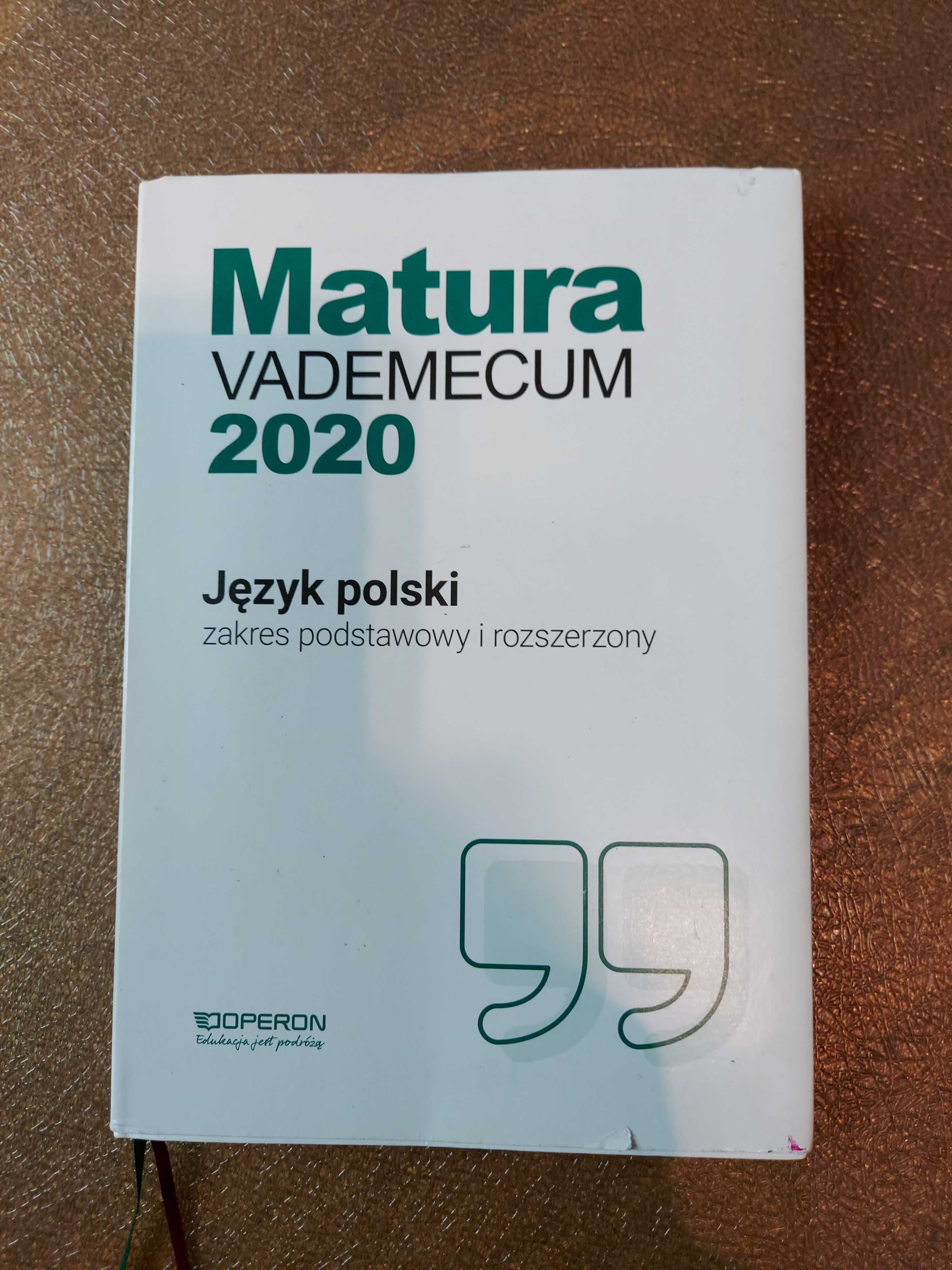 Matura Język Polski Vademecum 2020 Operon