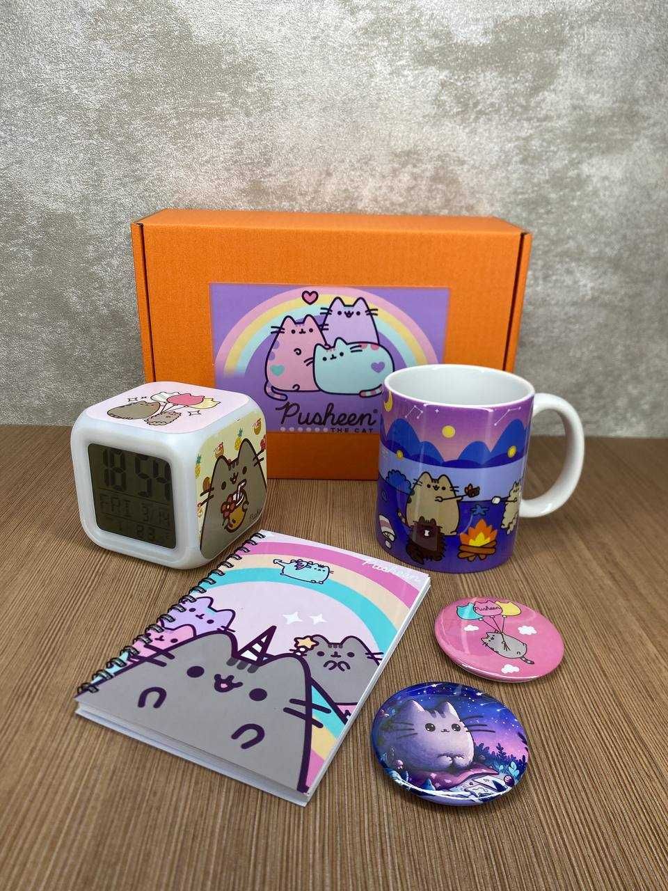 Подарочный набор Кот Пушин Pusheen cat школьный набор