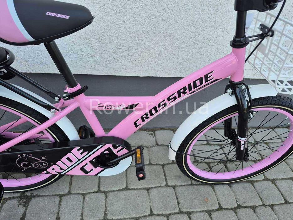 Дитячий велосипед для 5-7 років Crossride Dolphin ST 20 Pink