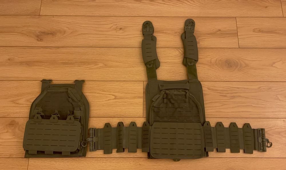 No kamizelka taktyczna / kamizelka zielona