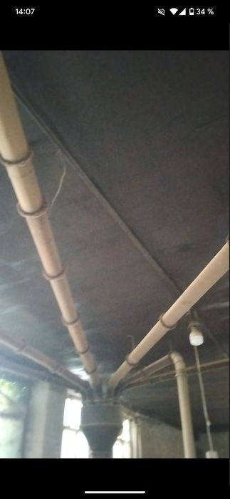 Трубы со столярного цеха