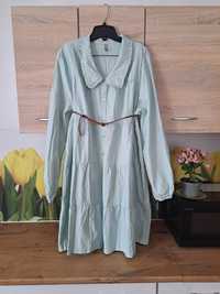 Cudowna sukienka oversize Soya Concept rozmiar 44 poliester/bawełna