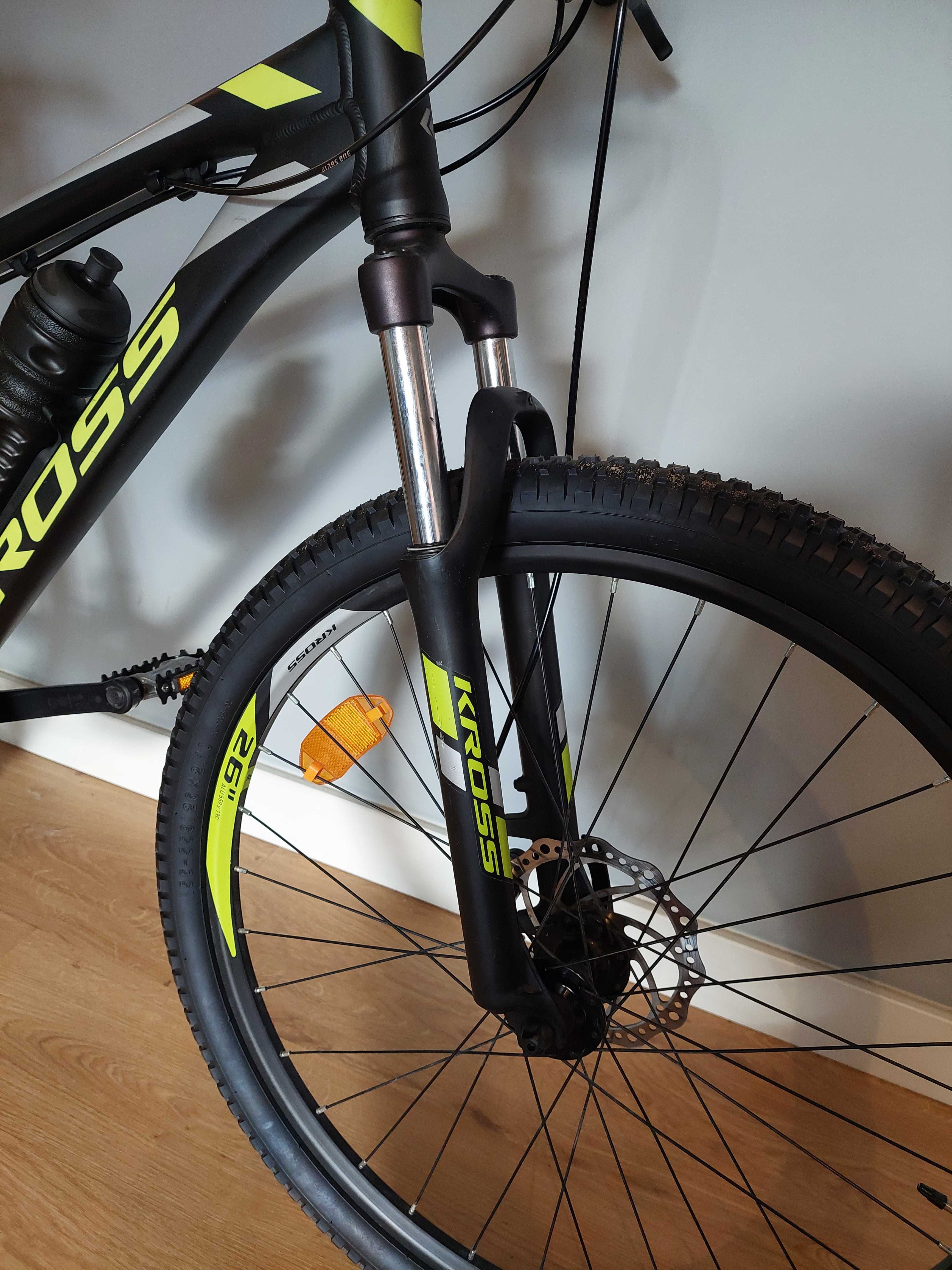Rower górski MTB KROSS HEXAGON 3.0 Shimano tarczowe dokumenty jak Nowy