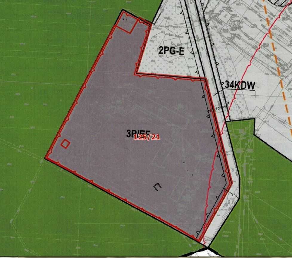 Działka Przemysłowa o powierzchni  3,14 ha