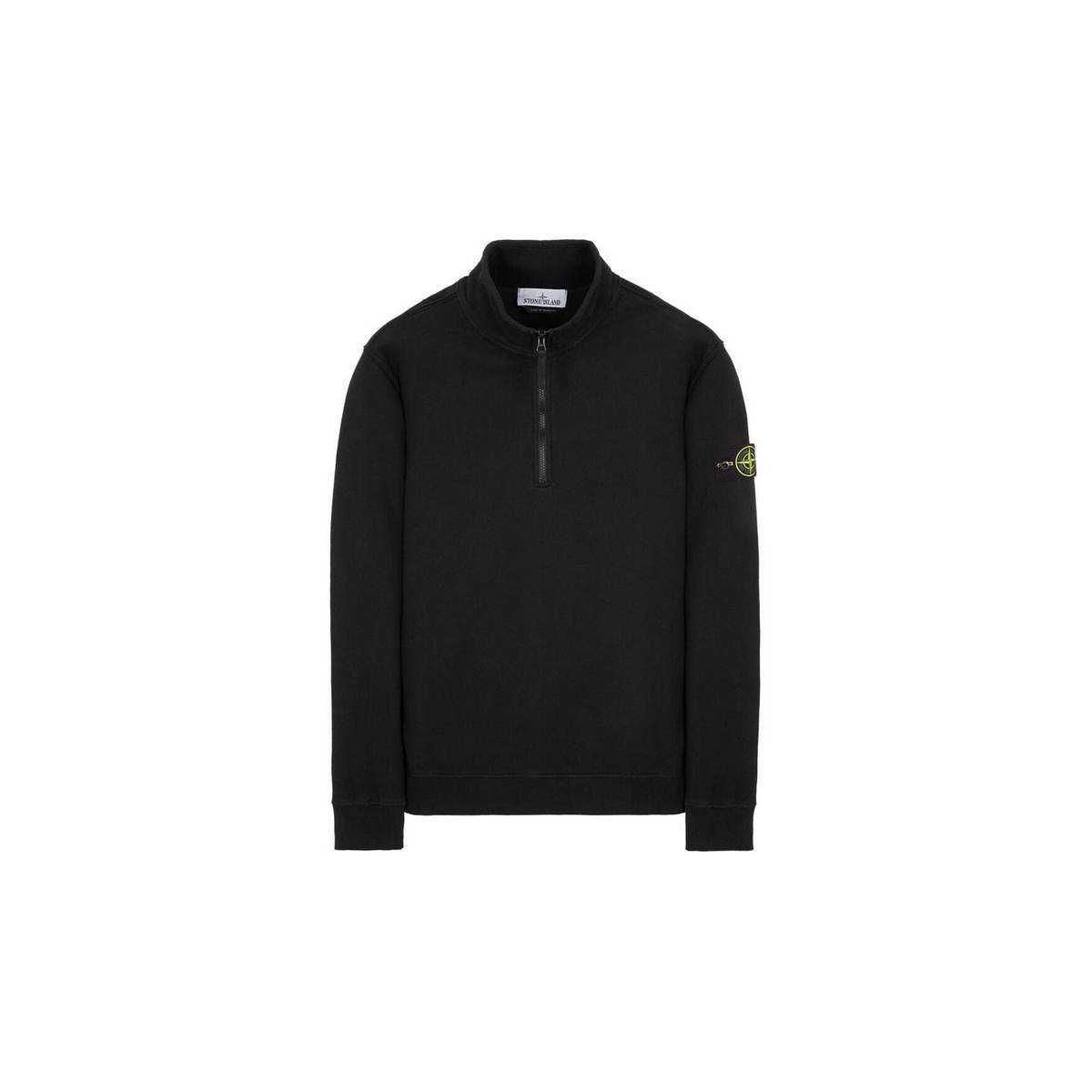 Світшот STONE ISLAND 62720 Half-Zip Sweatshirt Black