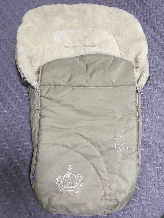 Дуже теплмй зимовий конверт в коляску на овчині