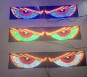 Oczy led tir ciężarówka diabelskie oczy