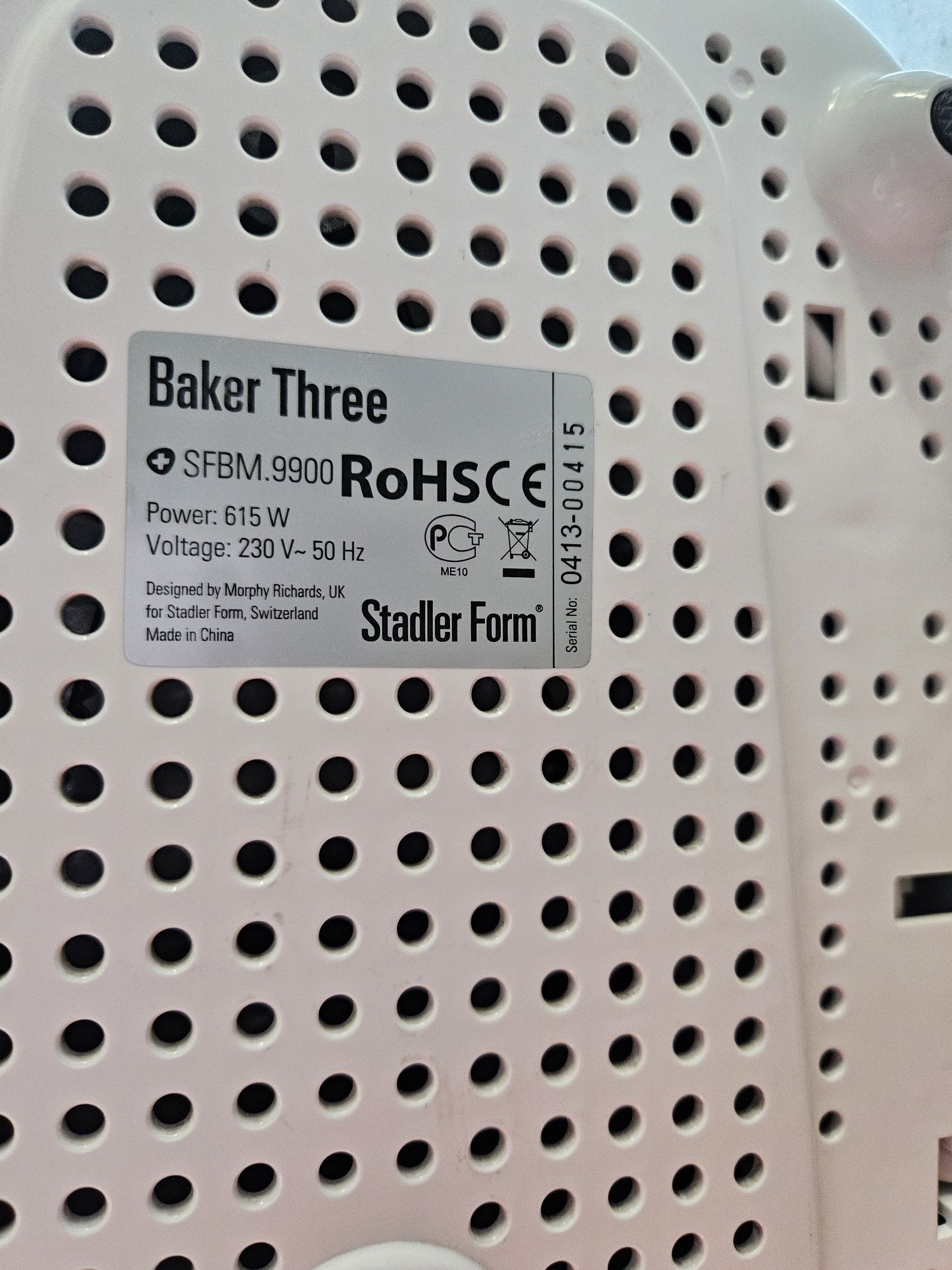 Хлібопічка Stadler Form Baker Three 9900