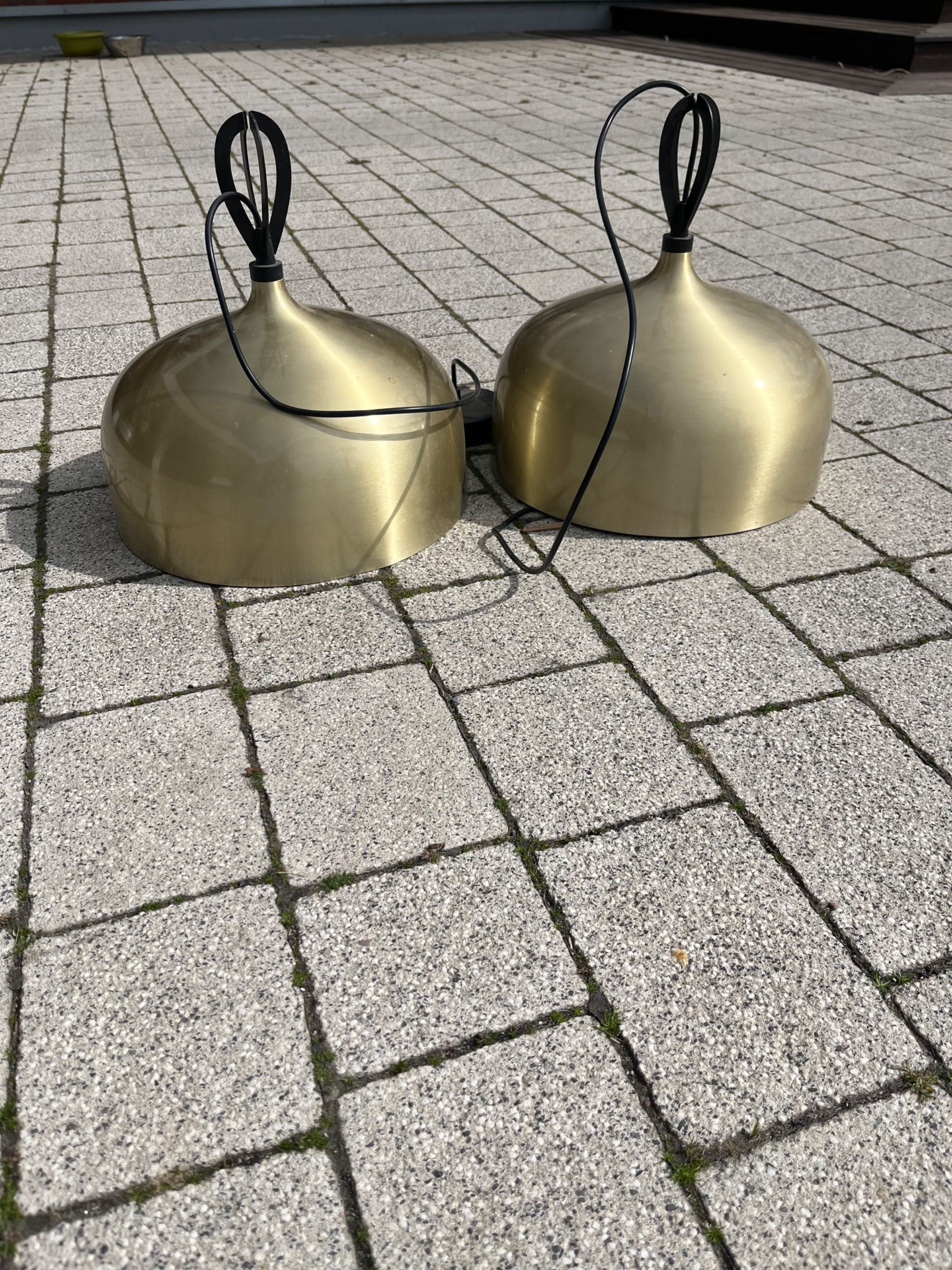 Lampy wiszące złote