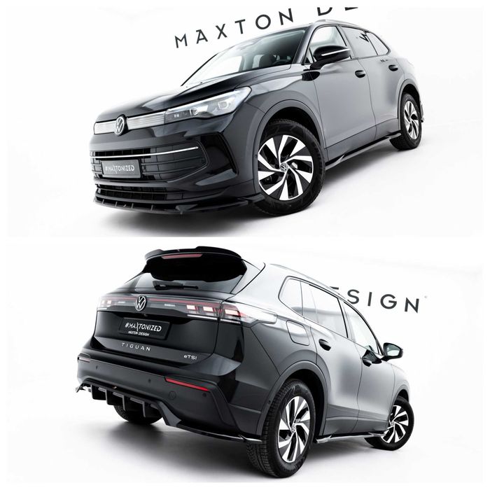 Тюнинг обвес VW Tiguan 3 (2024+) сплиттер губа пороги диффузор спойлер
