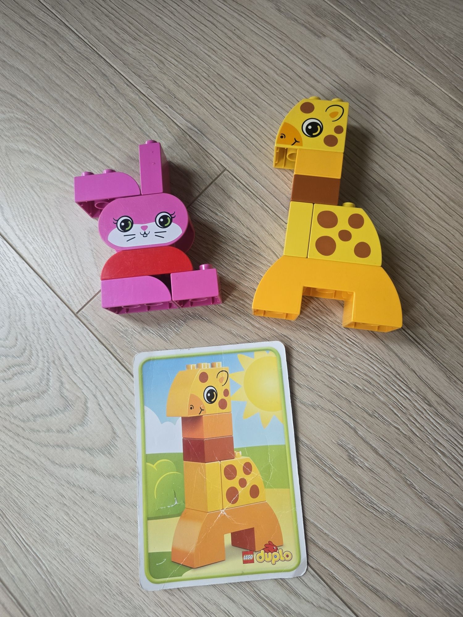 Klocki Lego Duplo królik i żyrafka